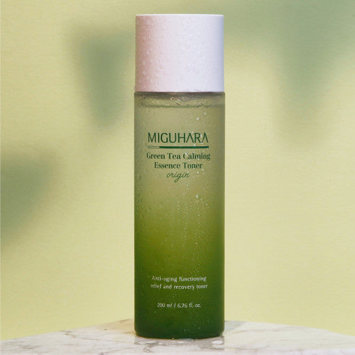 Green Tea Calming Essence Toner Origin 200ml, MIGUHARA MIGUHARA Balancing Toner