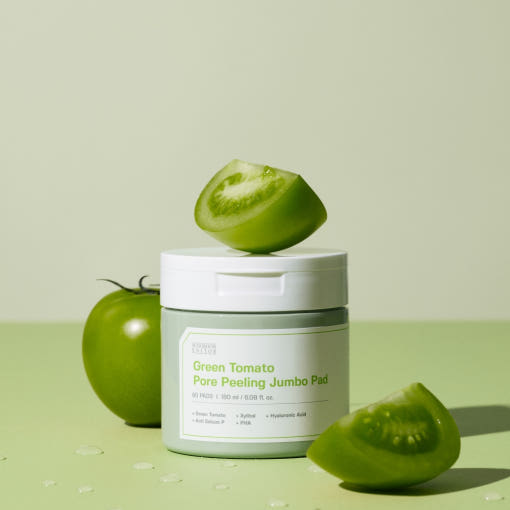 Green Tomato Pore Peeling Jumbo Pad 180ml/60pads, SUNGBOON EDITOR SUNGBOON EDITOR Toner Pad
