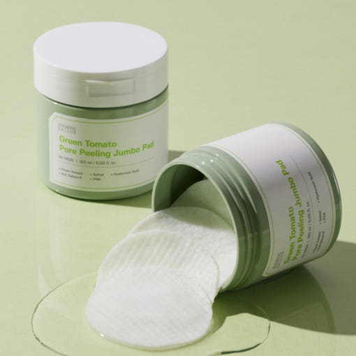 Green Tomato Pore Peeling Jumbo Pad 180ml/60pads, SUNGBOON EDITOR SUNGBOON EDITOR Toner Pad