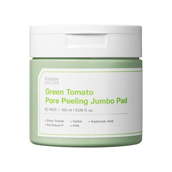 Green Tomato Pore Peeling Jumbo Pad 180ml/60pads, SUNGBOON EDITOR SUNGBOON EDITOR Toner Pad