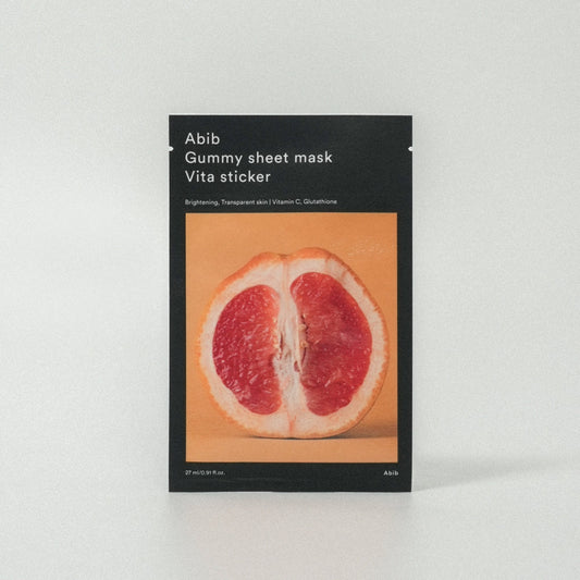 Gummy sheet mask Vita sticker 27ml, Abib Abib Sheet Mask