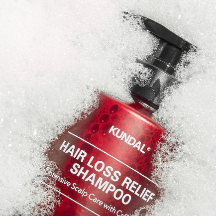 HAIR LOSS RELIEF SHAMPOO Intensive Scalp Care with Caffeine 500ml #BABY POWDER, KUNDAL-1