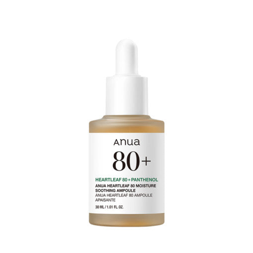 HEARTLEAF 80% MOISTURE SOOTHING AMPOULE 30ml, Anua Anua Hydrating Serums