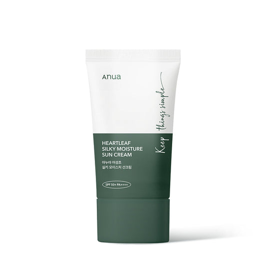 HEARTLEAF SILKY MOISTURE SUNSCREEN 50ml, Anua Anua Sunscreen