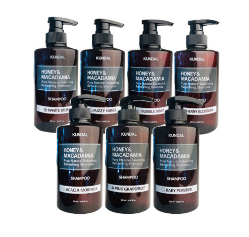HONEY&MACADAMIA Pure Natural Balancing Refreshing Shampoo 500ml #PINK GRAPEFRUIT, KUNDAL-1