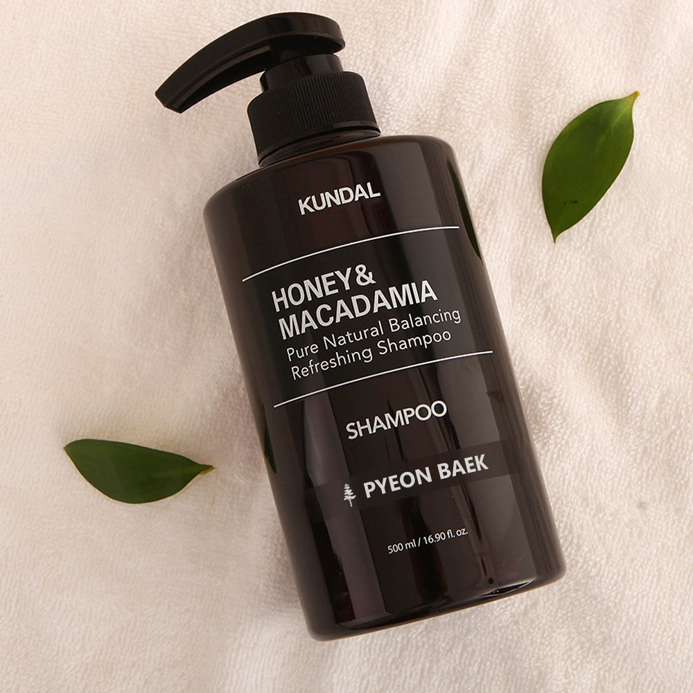HONEY&MACADAMIA Pure Natural Balancing Refreshing Shampoo 500ml #PYEON BAEK, KUNDAL-1