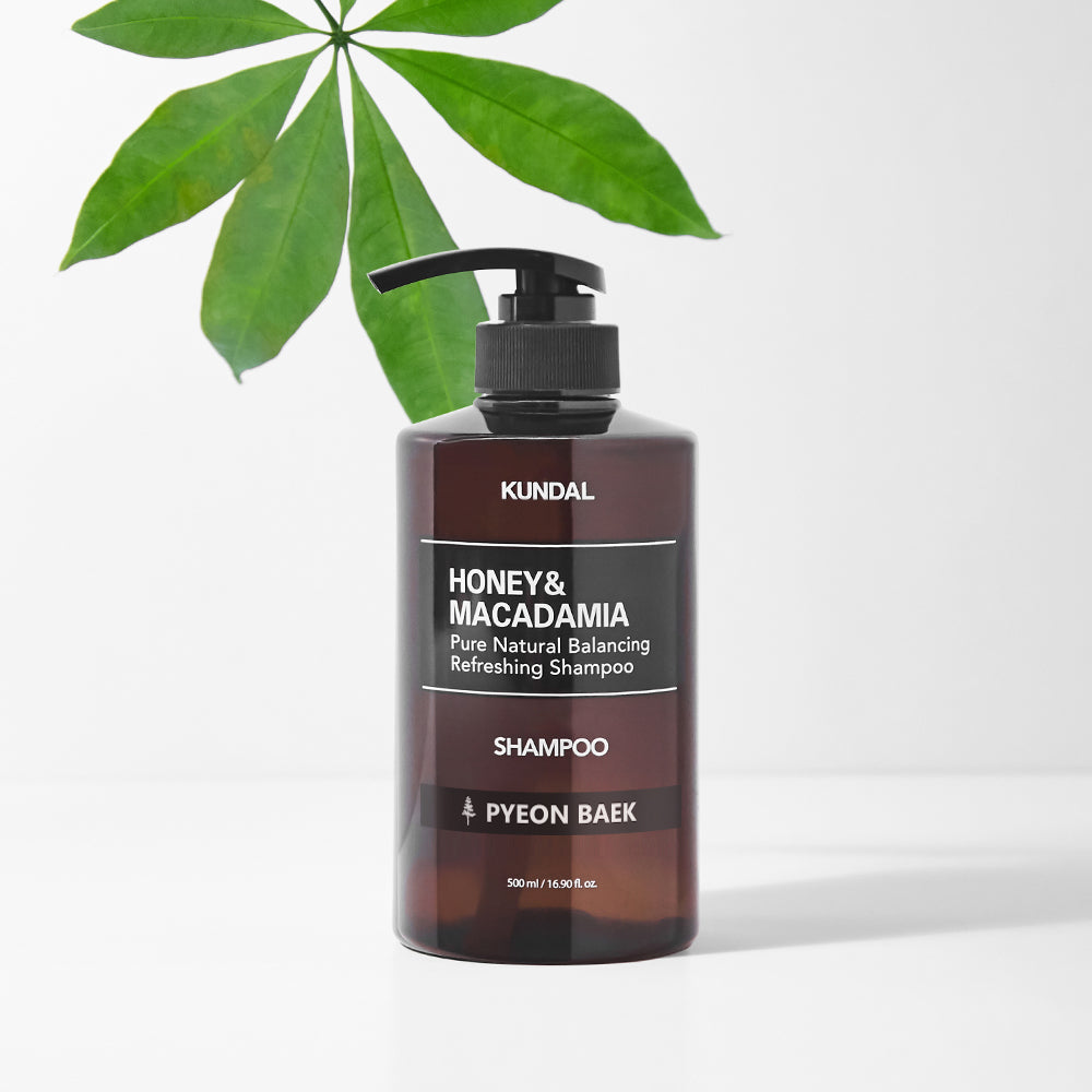 HONEY&MACADAMIA Pure Natural Balancing Refreshing Shampoo 500ml #PYEON BAEK, KUNDAL-1