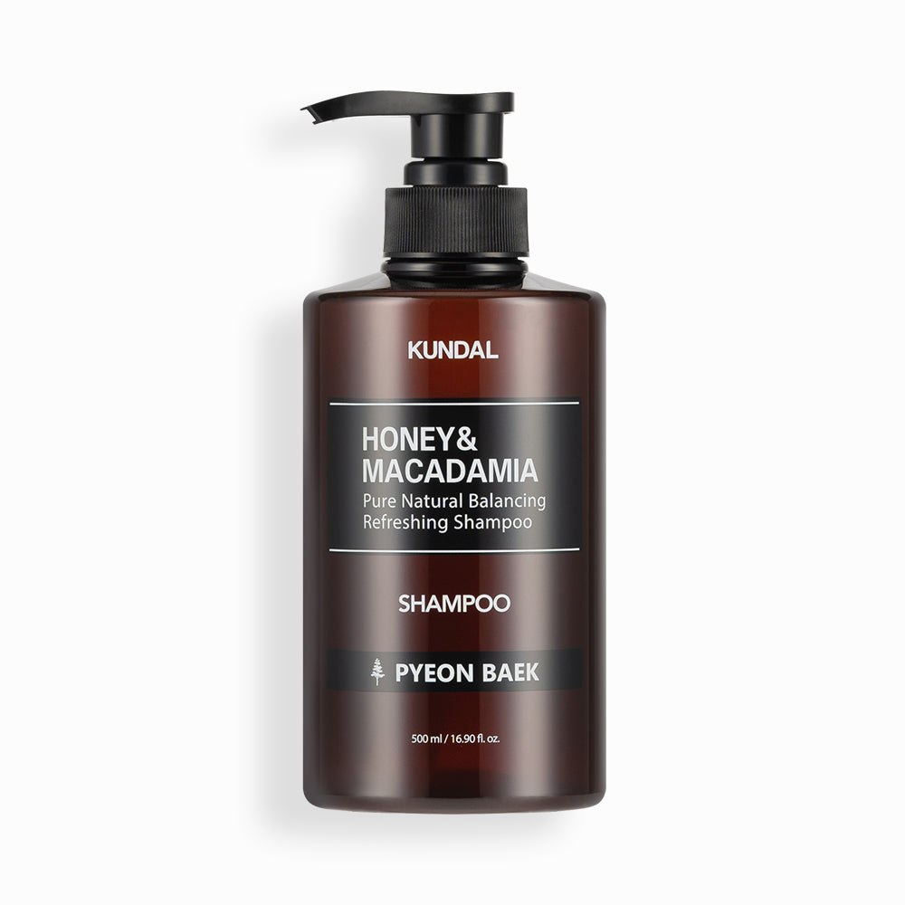 HONEY&MACADAMIA Pure Natural Balancing Refreshing Shampoo 500ml #PYEON BAEK, KUNDAL-1
