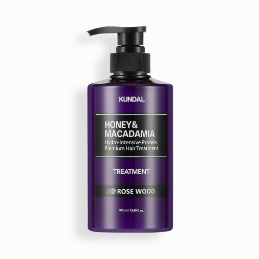 HONEY & MACADAΜΙΑ Hydro-Intensive Protein Premium Hair Treatment 500ml #ROSE WOOD, KUNDAL