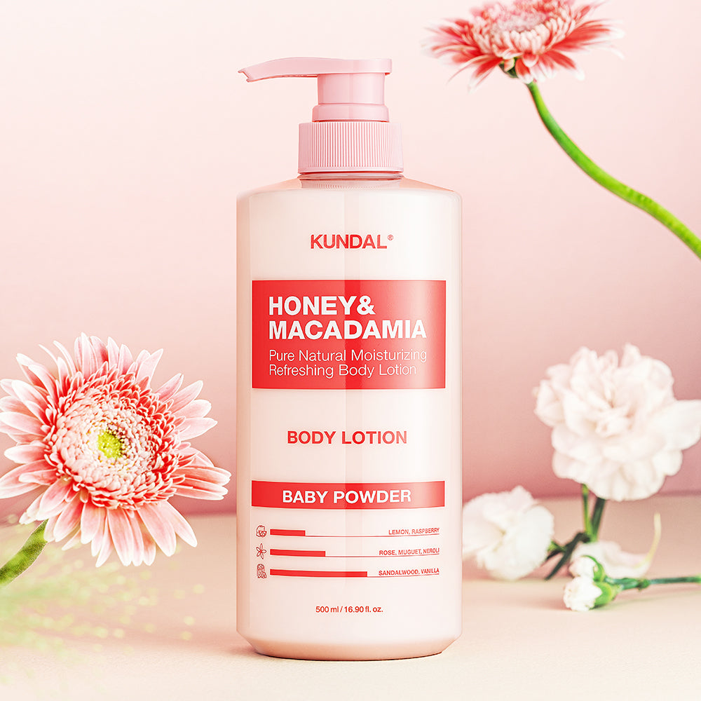 HONEY & MACADAΜΙΑ PURE BODY LOTION 500ml (9-type), KUNDAL KUNDAL Body Lotion