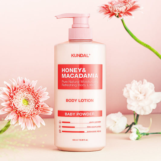 HONEY & MACADAΜΙΑ PURE BODY LOTION 500ml (9-type), KUNDAL KUNDAL Body Lotion