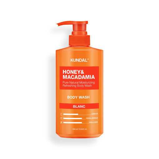 HONEY & MACADAΜΙΑ PURE BODY WASH 500ml (13-type), KUNDAL KUNDAL Body Wash