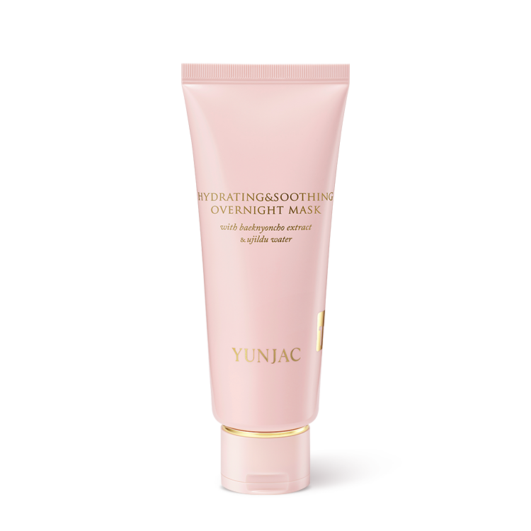 HYDRATING & SOOTHING OVERNIGHT MASK with baeknyoncho extract & ujildu water 100ml, YUNJAC YUNJAC Overnight Face Mask