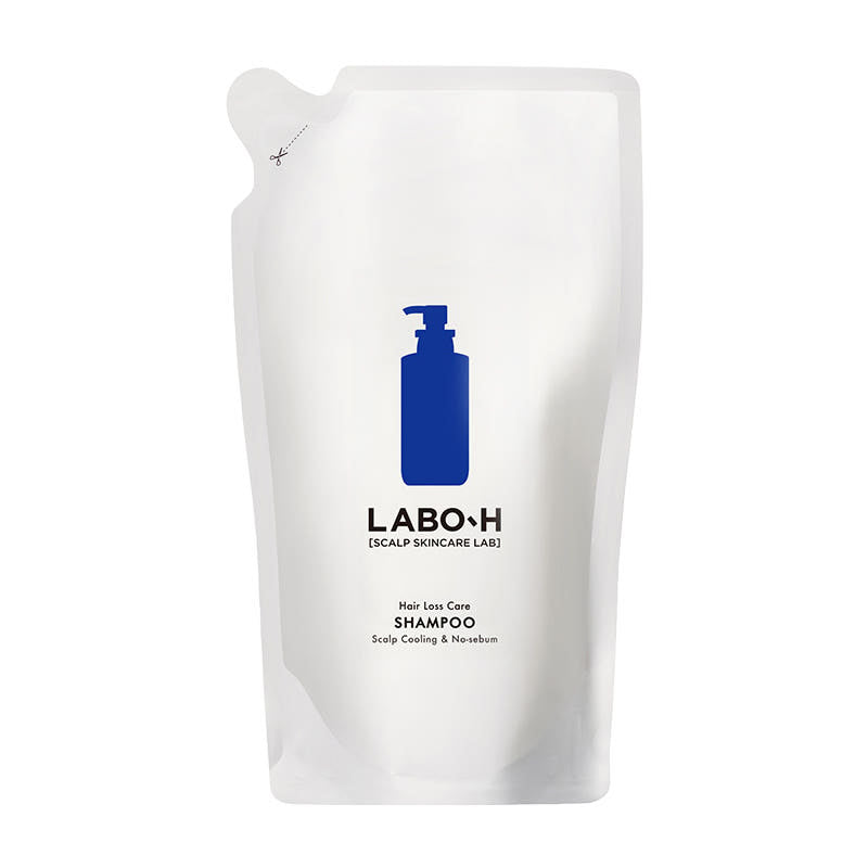 Hair Loss Care Scalp Cooling & No Sebum Shampoo 400ml (Refill), LABO-H