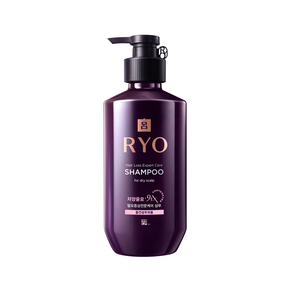 Hair Loss Care Shampoo For Normal & Dry Scalp 400ml, Ryo Ryo Shampoo