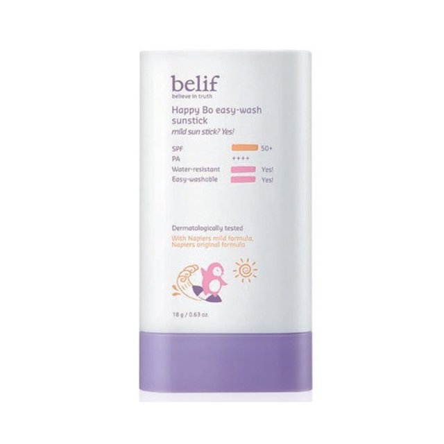 Happy Bo Easy Wash Sunstick (SPF50+/PA++++) 18g, belif
