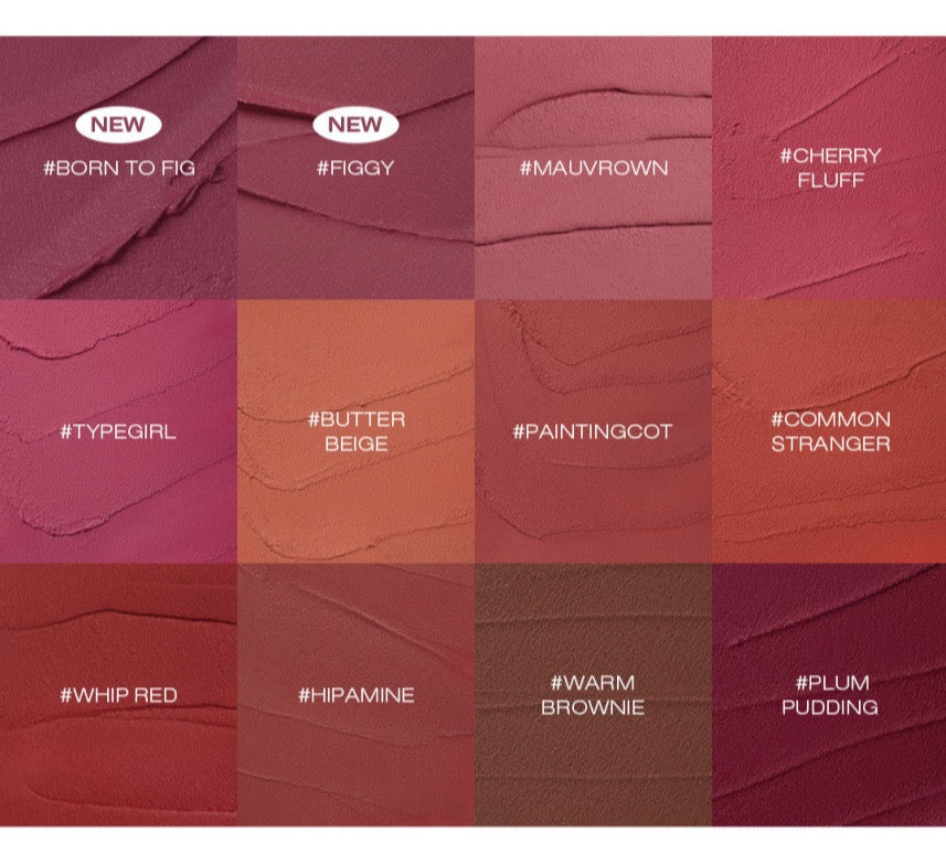 Hazy Lip Clay 4g (12 Colors), 3CE 3CE Lip Stains