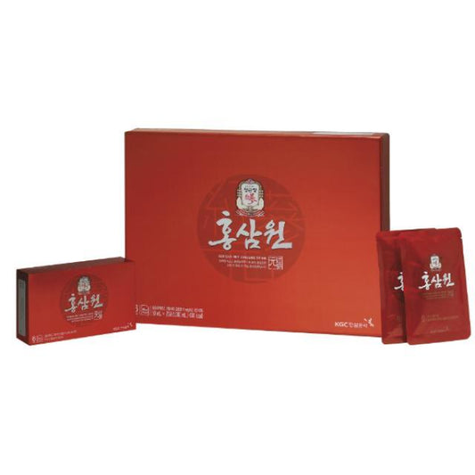 Hong Sam Won, Korean Red Ginseng Drink, 20 Pouches, 1.69 fl oz (50 ml) Each, KGC Cheong Kwan Jang KGC Cheong Kwan Jang Red Ginseng