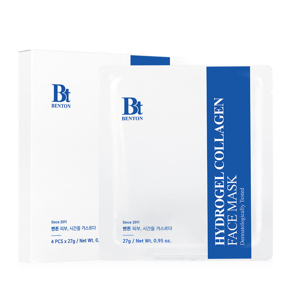 Hydrogel Collagen Mask Pack 27g x 4ea, Benton Benton Jelly Sheet Mask
