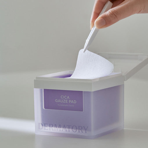 Hypoallergenic Cica Rescue Gauze Pad 200ml (80ea), DERMATORY DERMATORY Balancing Toner