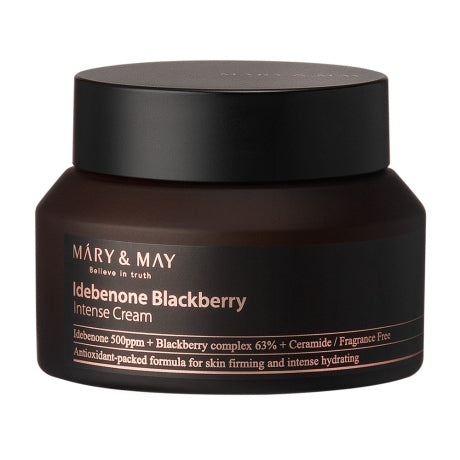 Idebenone + Blackberry Complex Intensive Total Care Cream 70ml, MARY & MAY MARY & MAY Face Cream