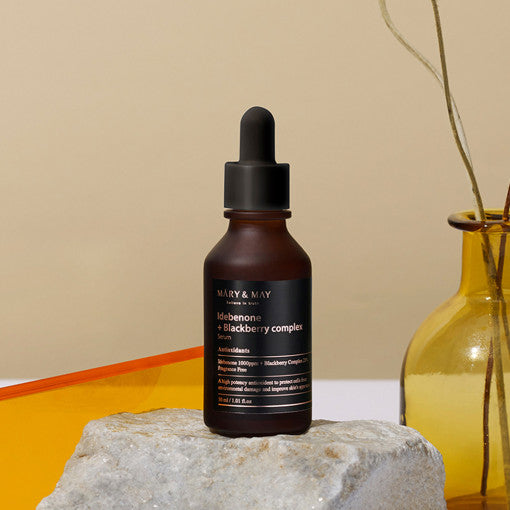 Idebenone + Blackberry Complex Serum 30ml, MARY & MAY MARY & MAY Anti-Aging Serum