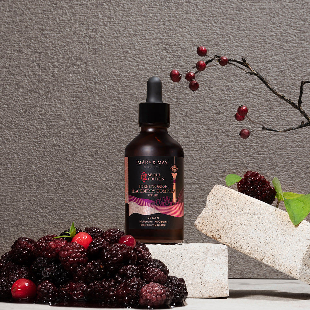 Idebenone + Blackberry Complex Serum 80ml, MARY & MAY MARY & MAY Anti-Aging Serum