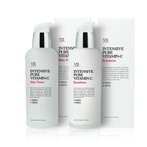 Intensive Pure Vitamin C Skin Toner 140ml + Emulsion Set 140ml, Vibas VIBAS Skincare Set