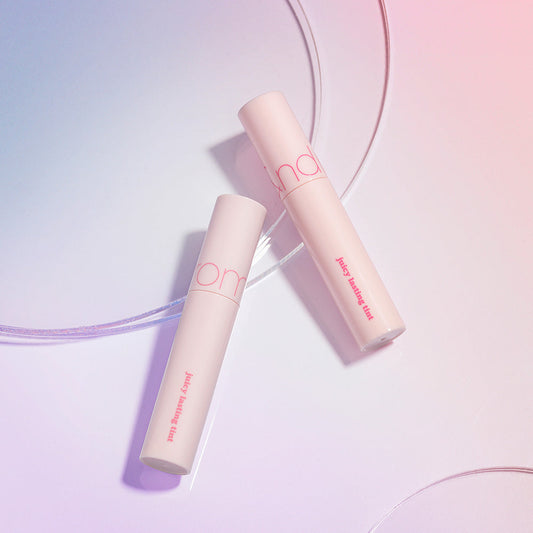 JUICY LASTING TINT 26 Very Berry Pink 27 Pink Popsicle, rom&nd rom&nd Lip Tint