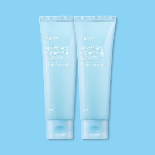 Jeju Sparkling Water Pore Deep Cleansing Foam 120ml+120ml, Shingmulnara Shingmulnara Cleansing Foam
