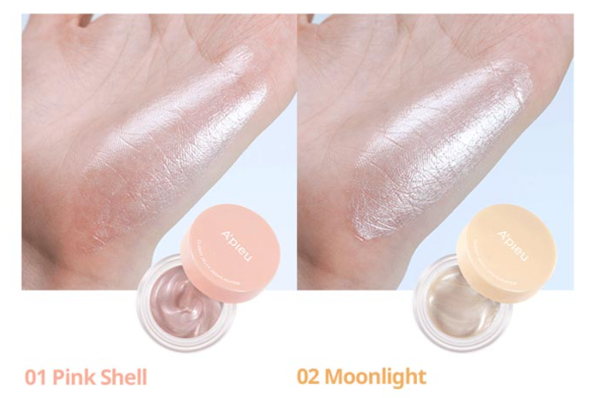 Juicy Pang Glossy Jelly Highlighter 3.8g (2 Colors), A'pieu A'pieu Face Highlighter
