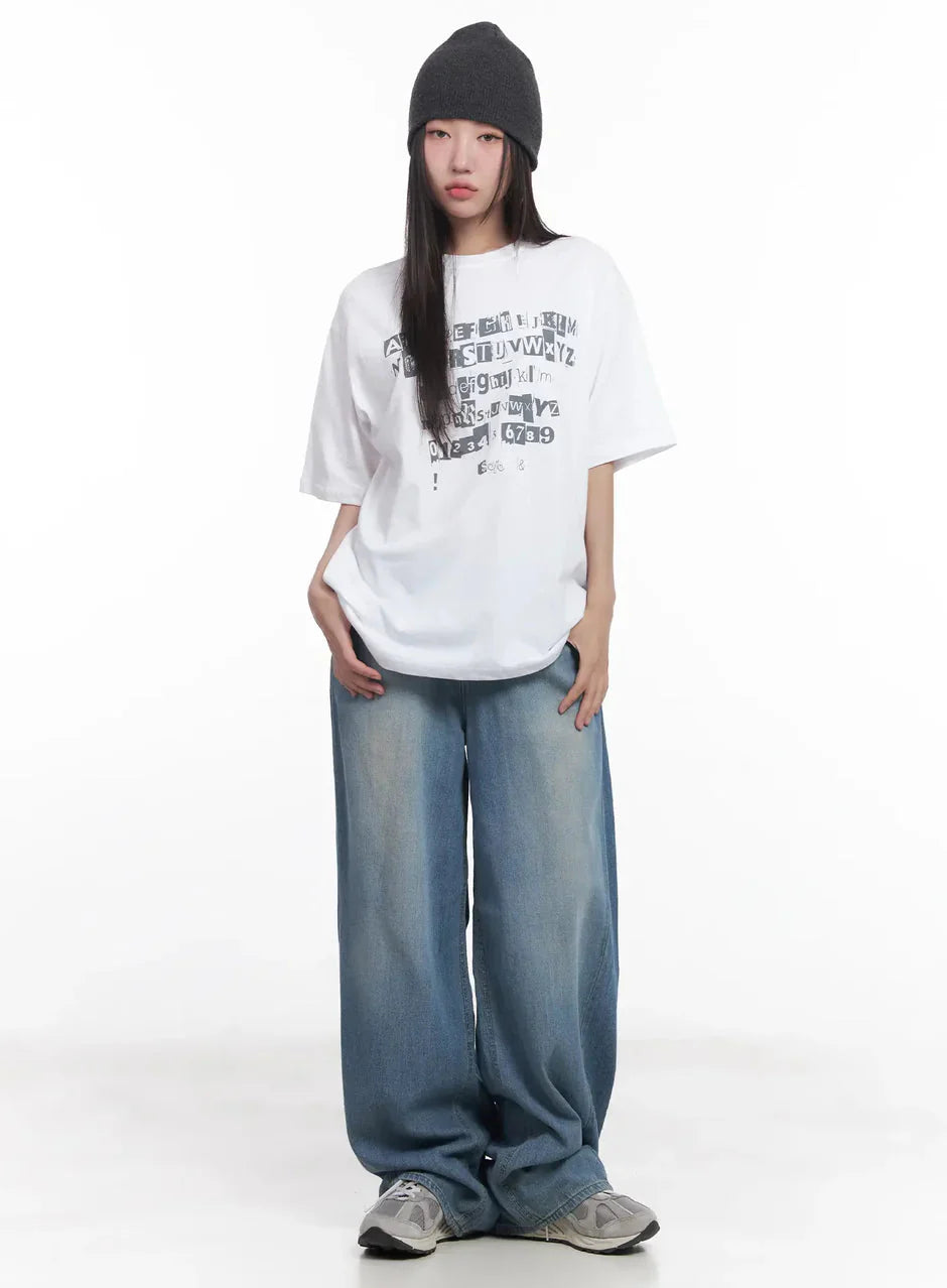 LEWKIN Yuna Washed Wide-Leg Jeans LEWKIN Jeans
