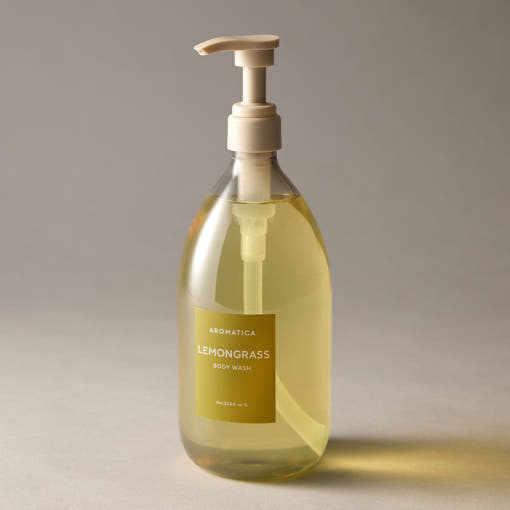 Lemongrass 7 Vita Body Wash 1000ml, AROMATICA AROMATICA Body Wash