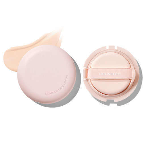 Light Glow Cushion SPF26 PA++ 14g+14g(Refill), innisfree innisfree Cushion Foundation