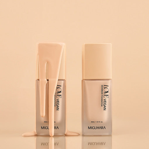 Love Vegan Skinware Foundation SPF30 PA+++ 30ml #21, MIGUHARA-16