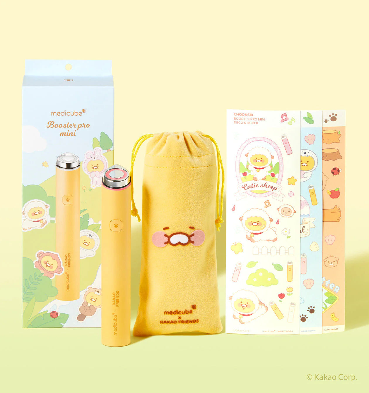 MEDICUBE Age R Booster Pro Mini Kakao friends Edition (New Helps To Bring Back Skin Radiance Cosmetic Device) medicube Beauty Device