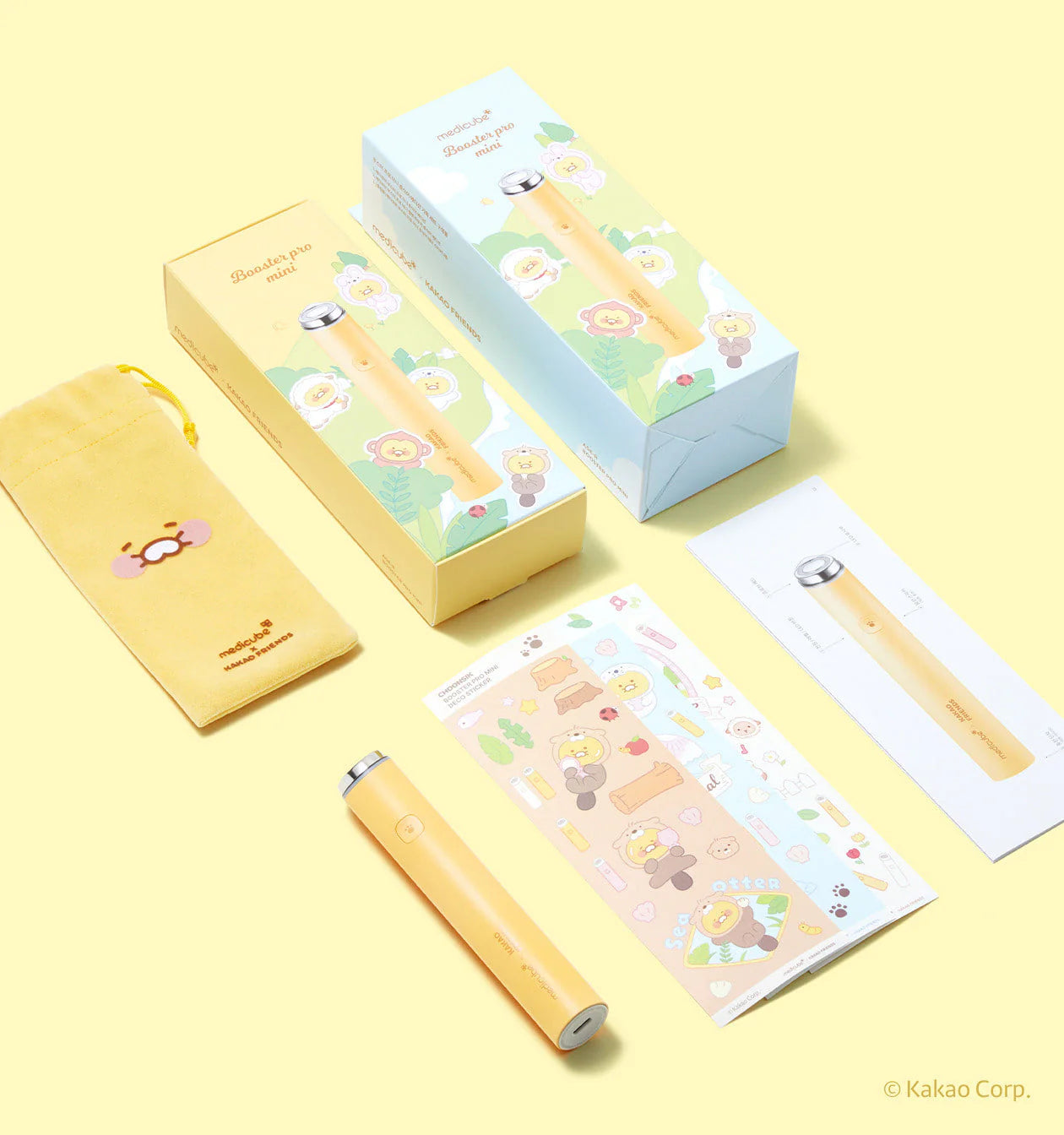 MEDICUBE Age R Booster Pro Mini Kakao friends Edition (New Helps To Bring Back Skin Radiance Cosmetic Device) medicube Beauty Device