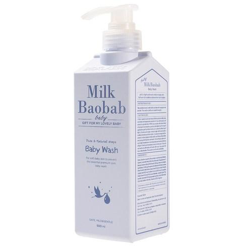 MILK BAOBAB Baby Wash 500ml, BIOKLASSE BIOKLASSE Baby Facial & Body Wash