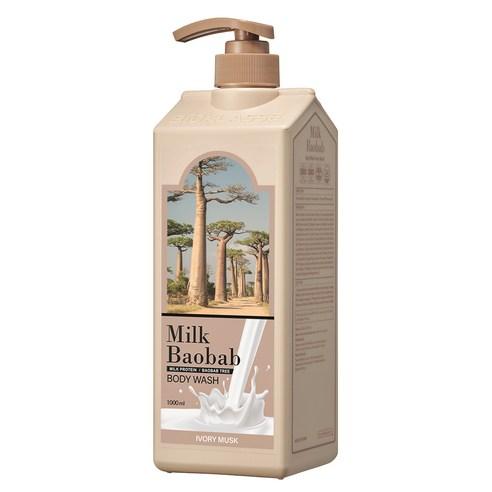 MILK BAOBAB Body Wash 1000ml #Ivory Musk, BIOKLASSE-1