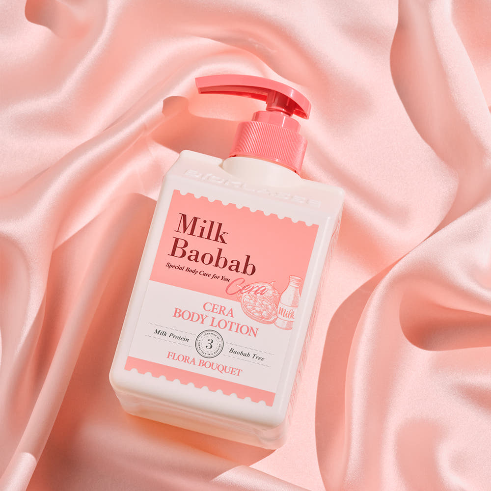 MILK BAOBAB CERA Body Lotion 600ml #Flora Bouquet, BIOKLASSE-1