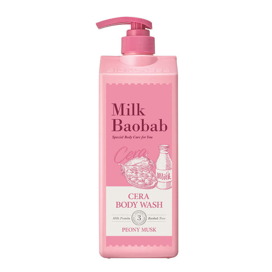 MILK BAOBAB CERA Body Wash 1200ml #Peony Musk, BIOKLASSE-1