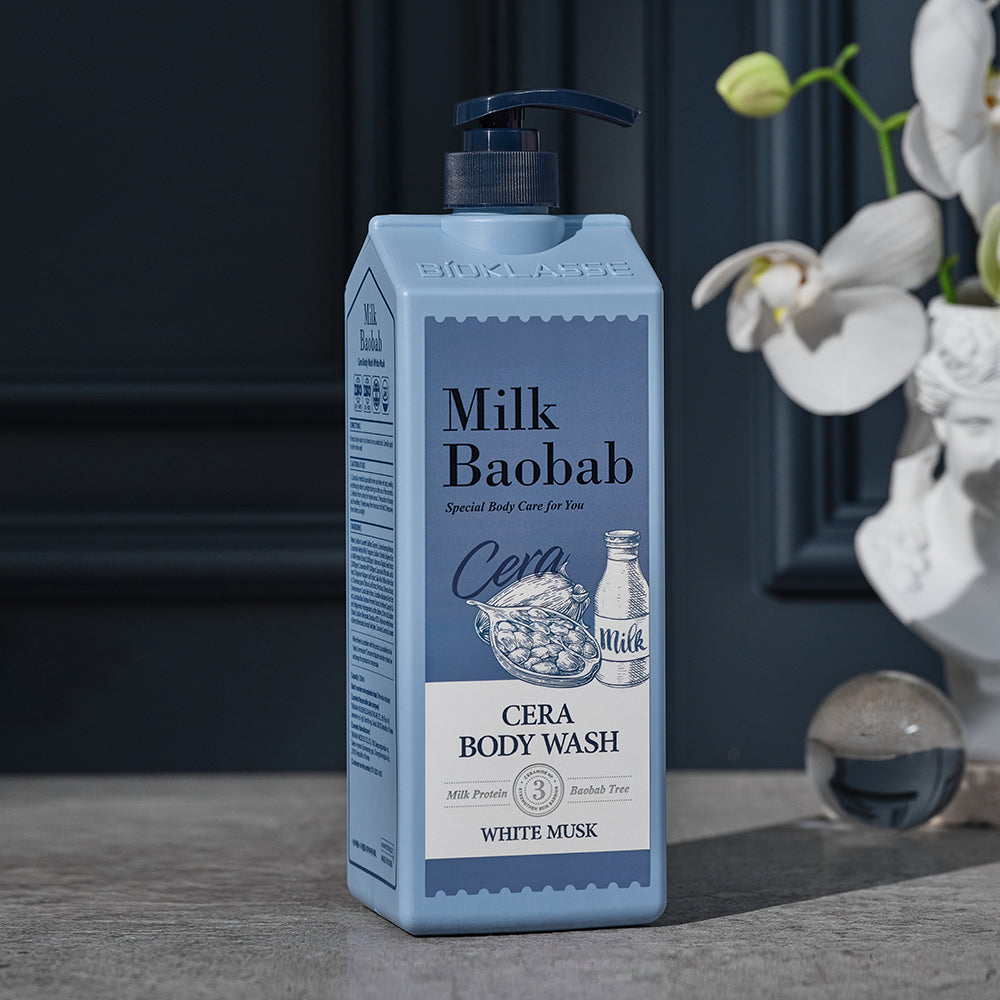 MILK BAOBAB CERA Body Wash 1200ml #White Musk, BIOKLASSE-1
