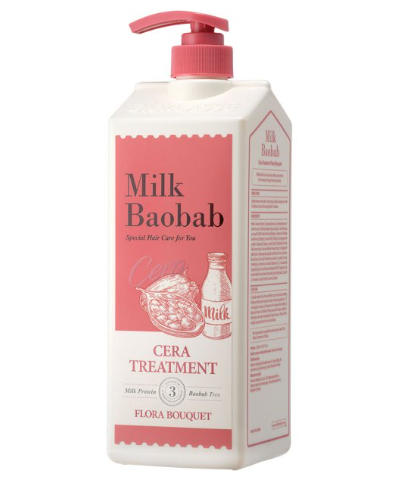 MILK BAOBAB CERA Hair Treatment 1200ml #Flora Bouquet, BIOKLASSE