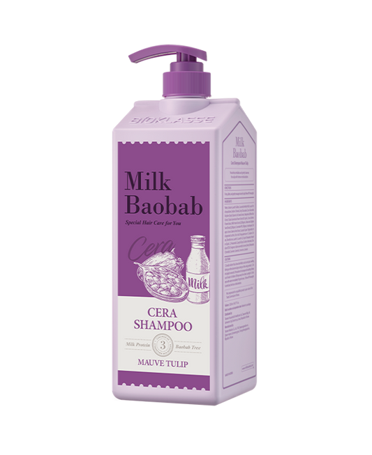 MILK BAOBAB Cera Hair Shampoo 1200ml #Mauve Tulip, BIOKLASSE