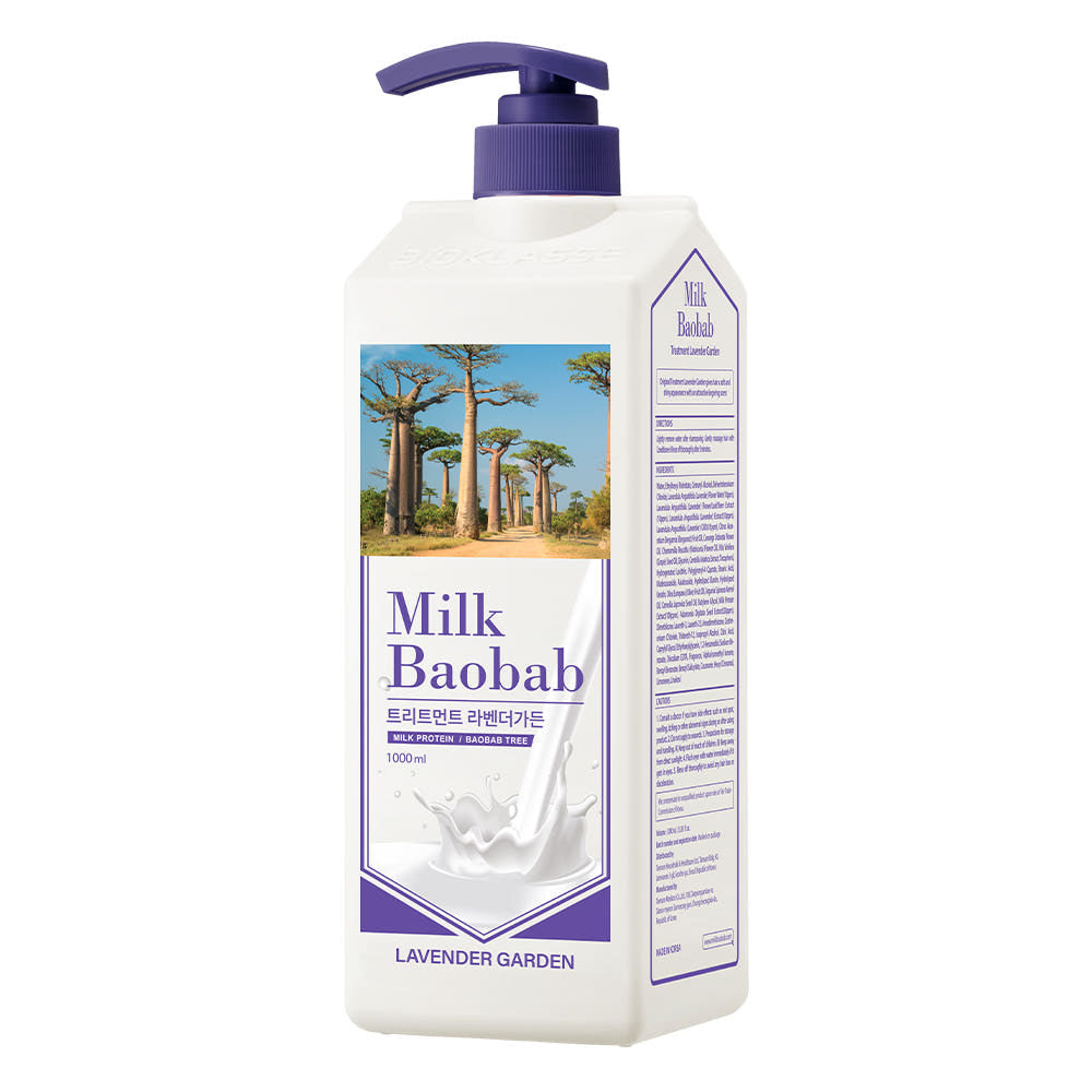MILK BAOBAB Hair Treatment 1000ml #Lavender Garden, BIOKLASSE