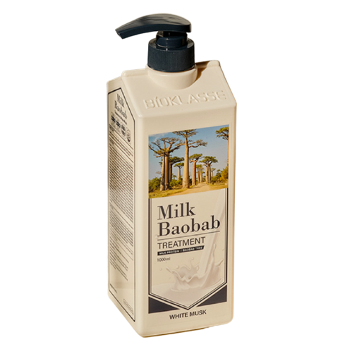 MILK BAOBAB Hair Treatment 1000ml #White Musk, BIOKLASSE-1