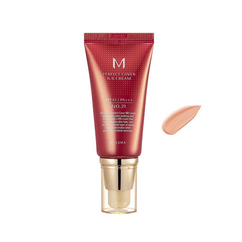 M Perfect Cover BB Cream SPF 42 PA+++ 50ml (2 Colors), MISSHA MISSHA BB Cream