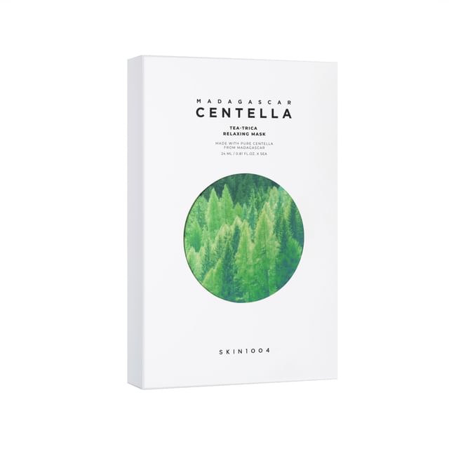 Madagascar Centella Tea-Trica Relaxing Mask 24ml X 5ea, SKIN1004 SKIN1004 Sheet Mask