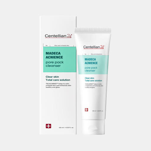 Madeca Acnience Pore Pack Cleanser 120ml, CENTELLIAN24 CENTELLIAN24 Cleansing Milk & Gel