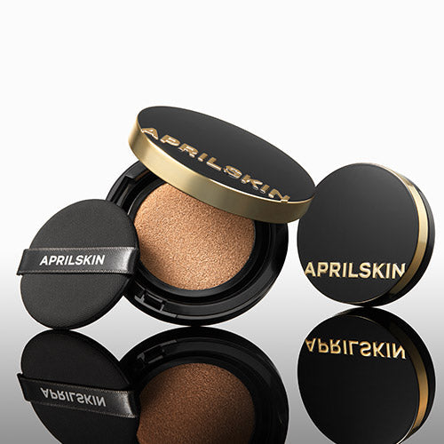 Magic Snow Cushion SPF50+ PA+++ Set 15g+15g(Refill), APRILSKIN APRILSKIN Cushion Foundation